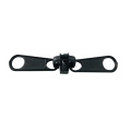 Manual Zipper Slider Mounting Plastic Frosted Zip Lock Slider Nylon Zipper Locking Zipper Sliders